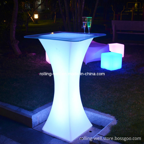 Light LED Sofa Furniture+Tea Table (CE/RoHS/SGS)